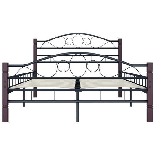 Sengestel 120 x 200 cm metal sort