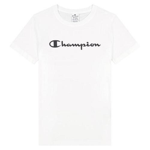Kortærmet T-shirt til Kvinder Champion Big Script Logo XS