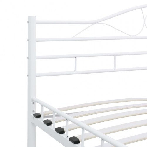 Sengestel 180 x 200 cm metal hvid