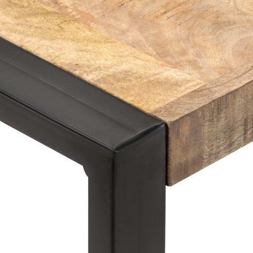 Spisebord 70x70x75 cm massivt ru mangotræ