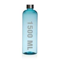 Vandflaske Versa 1,5 L Blå Akryl Stål polystyren 9 x 29 x 9 cm