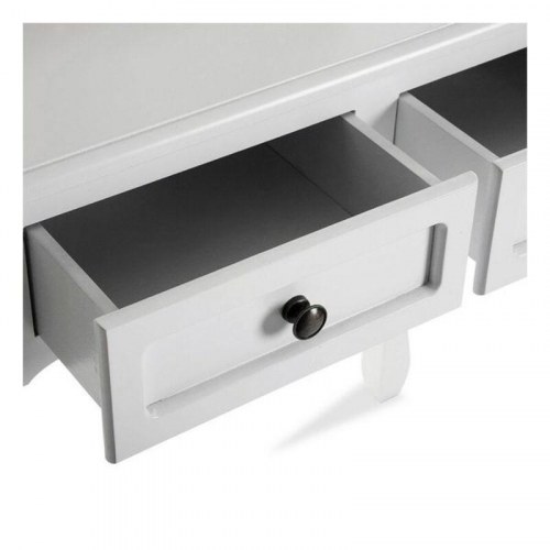 Versa Venus makeupbord med spejl - hvid, træ (40 × 146 × 75 cm)