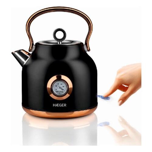 Vandkedel og Elektrisk Tekedel Haeger ART DECO 2200 W (1,7 L) (OUTLET A)