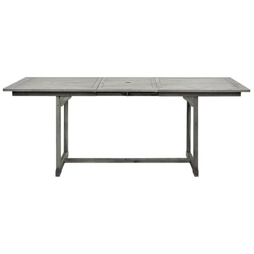 Havebord (150-200)x100x75 cm massivt akacietræ