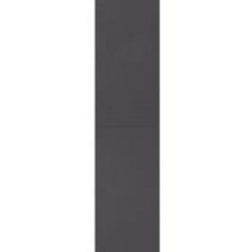 Bogreol med 5 hylder 80 x 24 x 175 cm spånplade grå