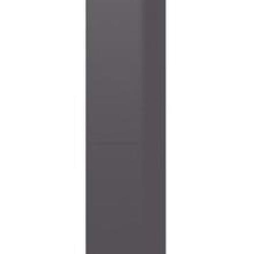 Bogreol med 4 hylder 60 x 24 x 142 cm spånplade grå højglans