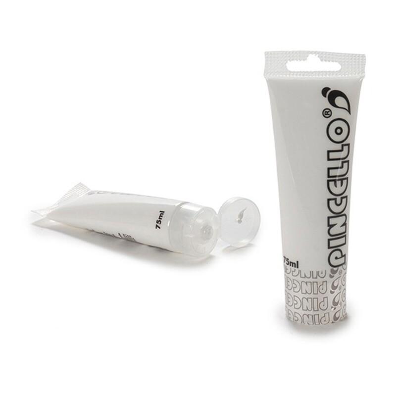 Akrylmaling 75 ml Hvid Plastik Maling (75 ml)