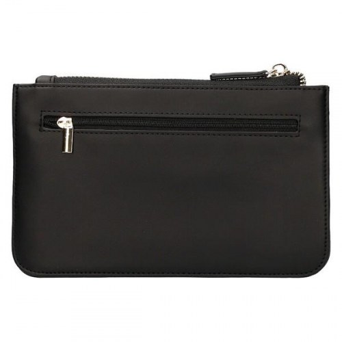 KSIX universal håndtaske med mobilcover, 20 × 13 cm, sort