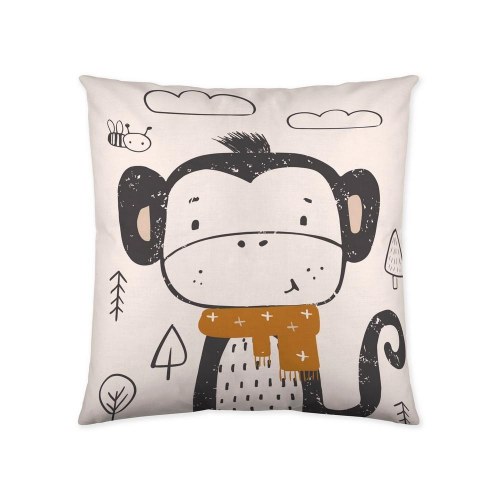 Pudebetræk 60 x 60 cm Popcorn Scarf Monkey