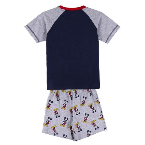 Mickey Mouse børnepyjamas - grå, 4 år, 100% bomuld