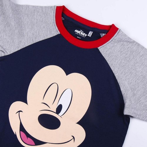 Mickey Mouse børnepyjamas - grå, 4 år, 100% bomuld