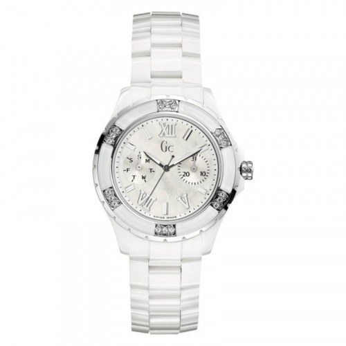 Guess dameur X69117L1S, hvid keramik, Ø 36 mm