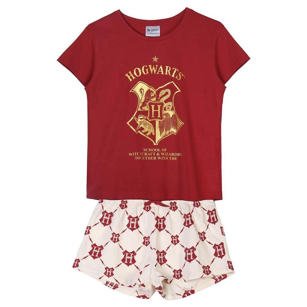 Børnepyjamasser Harry Potter Rød Dame Mørkerød L