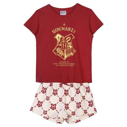 Børnepyjamasser Harry Potter Rød Dame Mørkerød XL