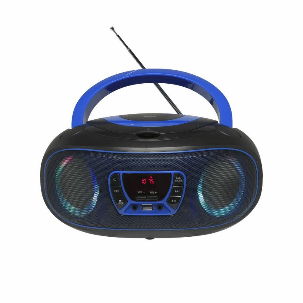 Radio Cd Mp3 Denver Electronics Bluetooth Led Lcd Blå Sort/blå