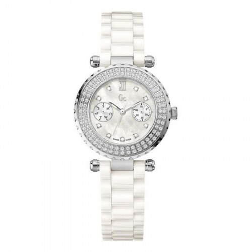 Guess dameur A28101L1, hvid keramik (Ø 36 mm)