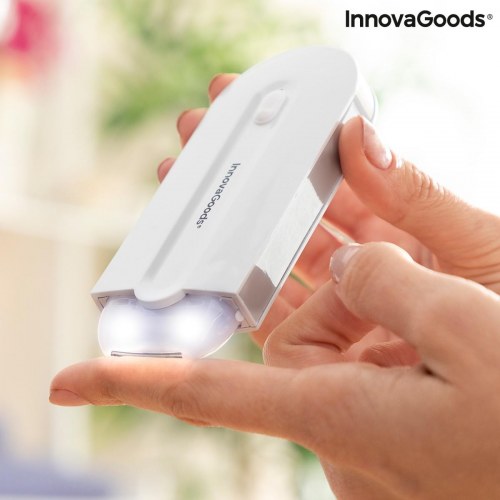 Ladyshaver med LED - Genopladelig Mini Shaver Epiluch (hvid/lilla)