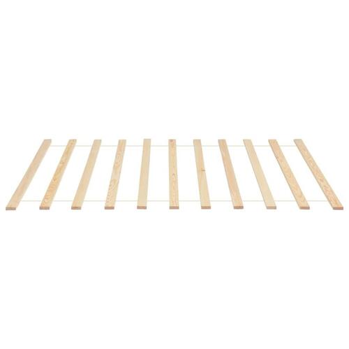 Sammenrullelig lamelbund 11 lameller 100x200 cm massiv fyrretræ