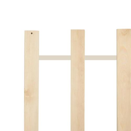 Sammenrullelig lamelbund 11 lameller 100x200 cm massiv fyrretræ