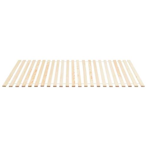 Sammenrullelig lamelbund 23 lameller 120x200 cm massiv fyrretræ