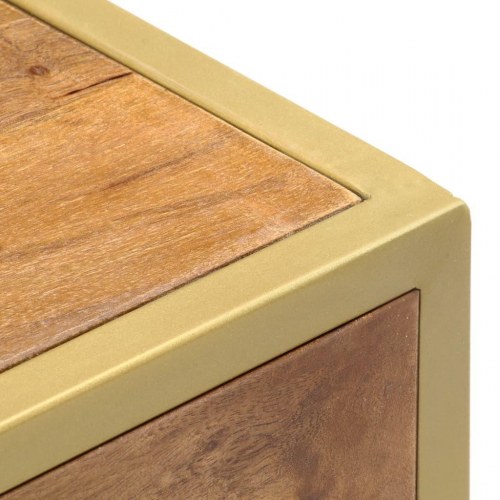 Sengebord 40x35x50 cm massivt mangotræ