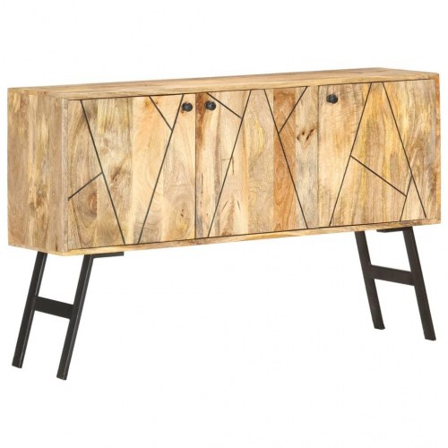 Skænk 118x30x75 cm massivt mangotræ