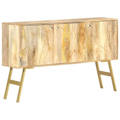 Skænk 118x30x75 cm massivt mangotræ