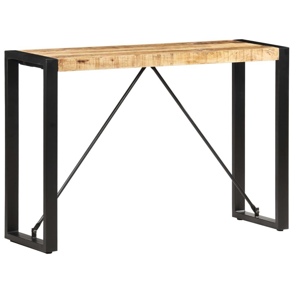 Konsolbord 110x35x76 cm massivt mangotræ