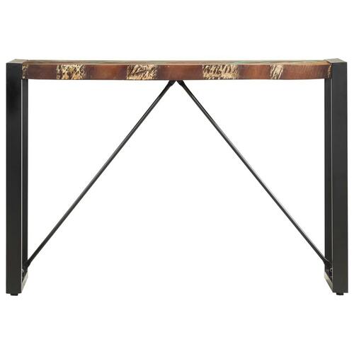 Konsolbord 110x35x76 cm massivt genbrugstræ