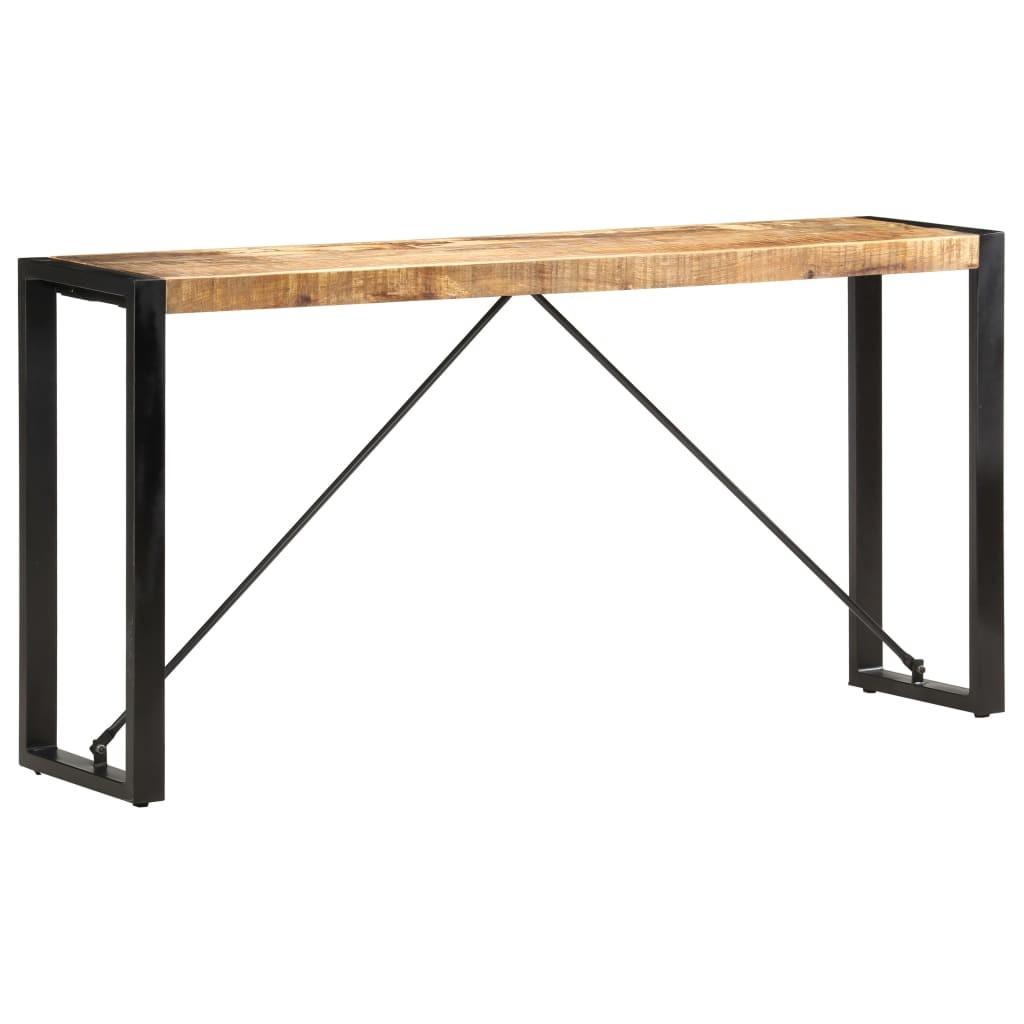 Konsolbord 150x35x76 cm massivt mangotræ