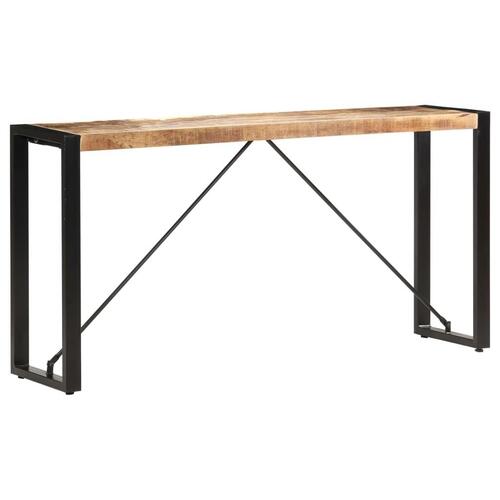Konsolbord 150x35x76 cm massivt mangotræ