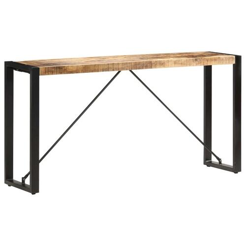 Konsolbord 150x35x76 cm massivt mangotræ