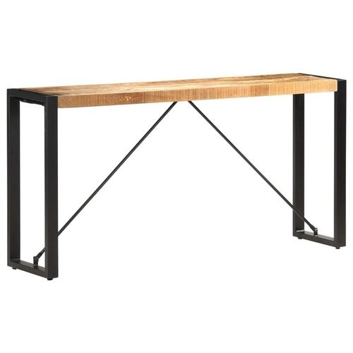 Konsolbord 150x35x76 cm massivt mangotræ