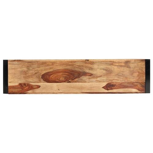Konsolbord 150x35x76 cm massivt sheeshamtræ