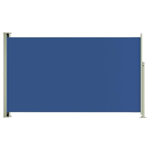 Sammenrullelig sidemarkise til terrassen 180x300 cm blå