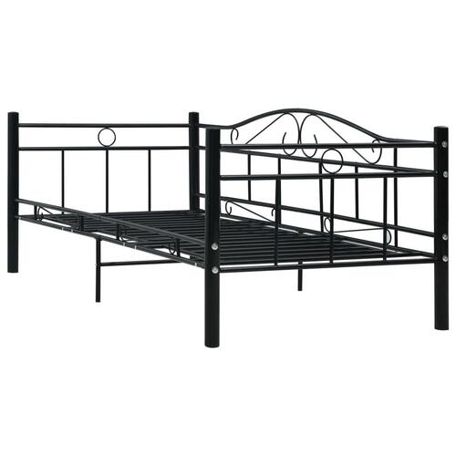 Stel til daybed 90x200 cm metal sort