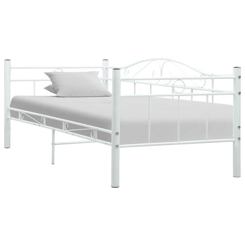 Stel til daybed 90x200 cm metal hvid
