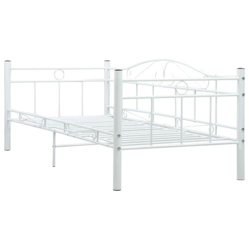 Stel til daybed 90x200 cm metal hvid
