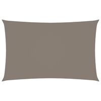 Solsejl 2x5 m rektangulær oxfordstof gråbrun