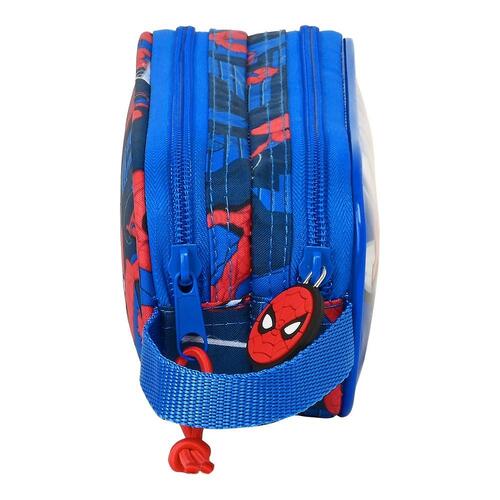 Penalhus Spiderman Great Power Rød Blå (21 x 8 x 6 cm)
