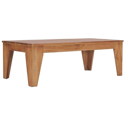 Sofabord 120 x 60 x 40 cm massivt teaktræ