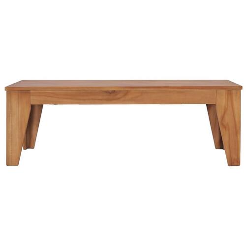 Sofabord 120 x 60 x 40 cm massivt teaktræ