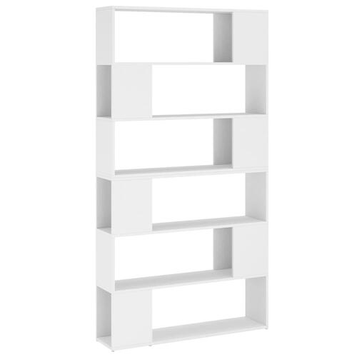 Bogreol/rumdeler 100x24x188 cm hvid