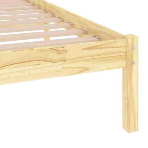 Sengeramme 75 x 190 cm i massivt fyrretræ - Small Single