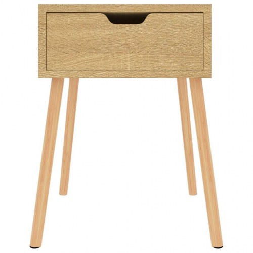 Sengebord 40x40x56 cm konstrueret træ sonoma-eg