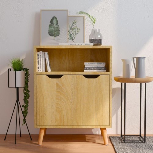 Skænk 60x30x72 cm konstrueret træ sonoma-eg