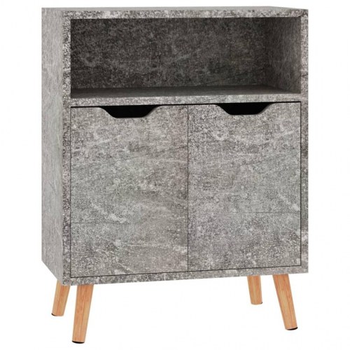 Skænk 60×30×72 cm i konstrueret træ - betongrå