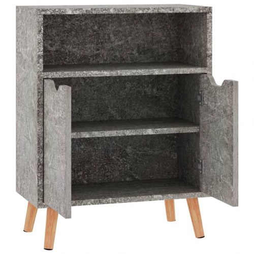 Skænk 60×30×72 cm i konstrueret træ - betongrå