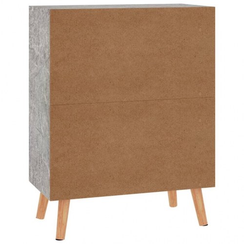 Skænk 60×30×72 cm i konstrueret træ - betongrå