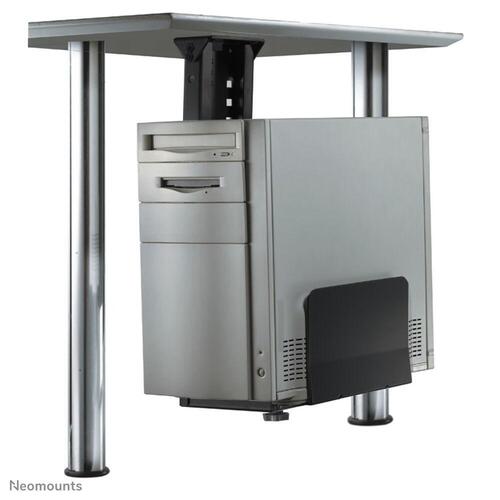 Neomounts CPU-D200BLACK - justerbar CPU-holder under bord, sort